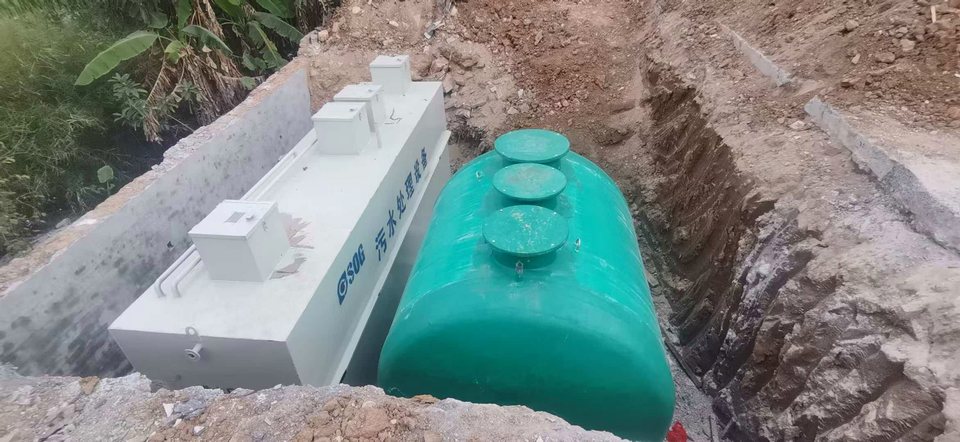 肇庆高要区农村生活污水治理设备现场