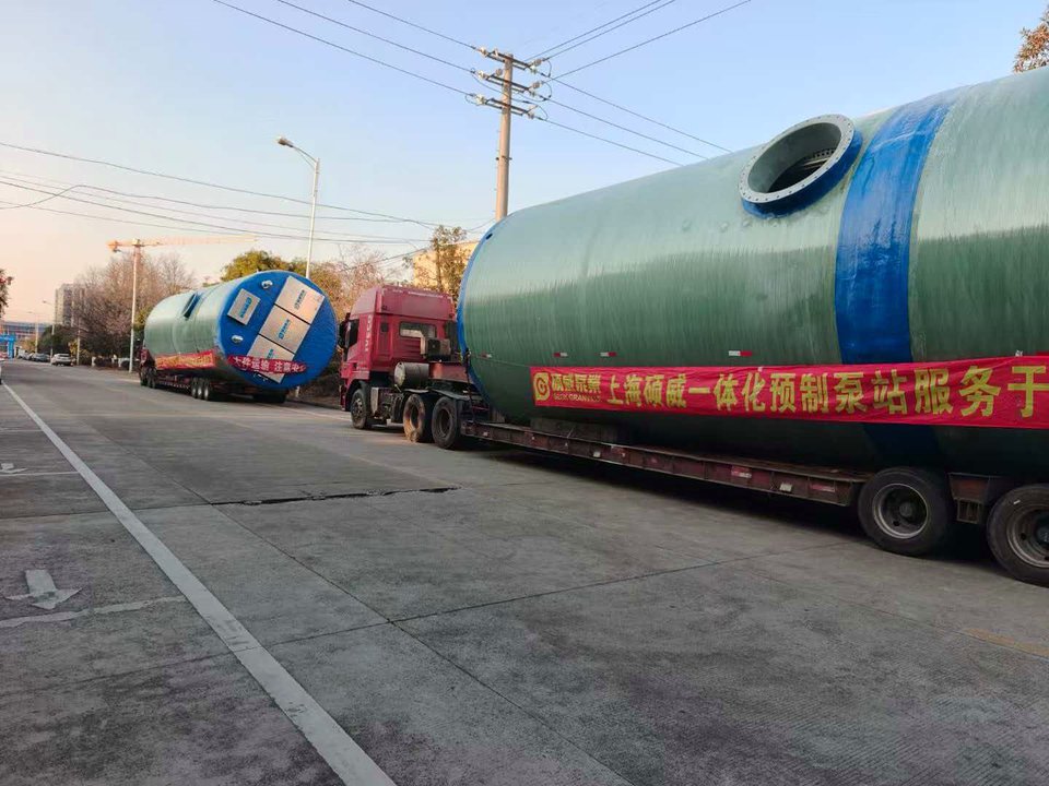 清远美林湖一体化预制泵站项目现场