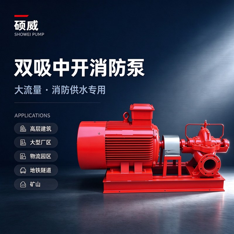 卧式双吸消防泵