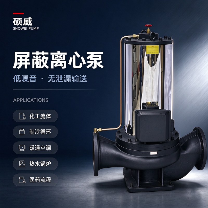 SPGH屏蔽式管道泵 · 暖通用泵系列
