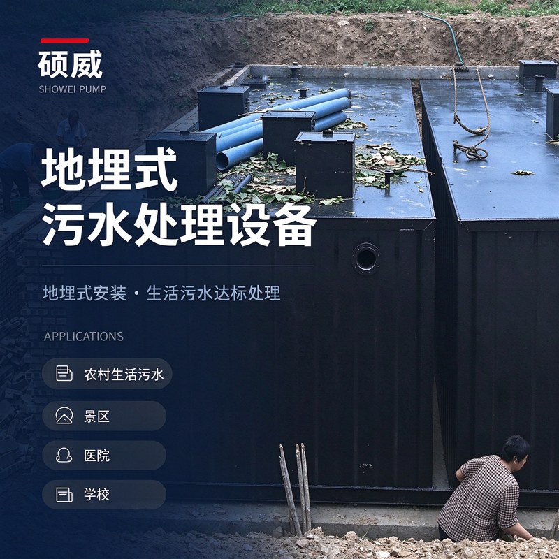 MBR地埋式污水处理设备 · 污水处理