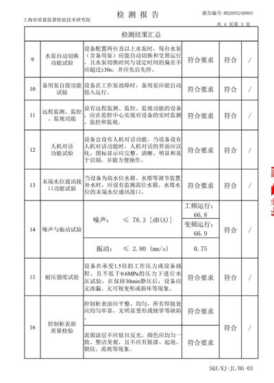 产品检验报告